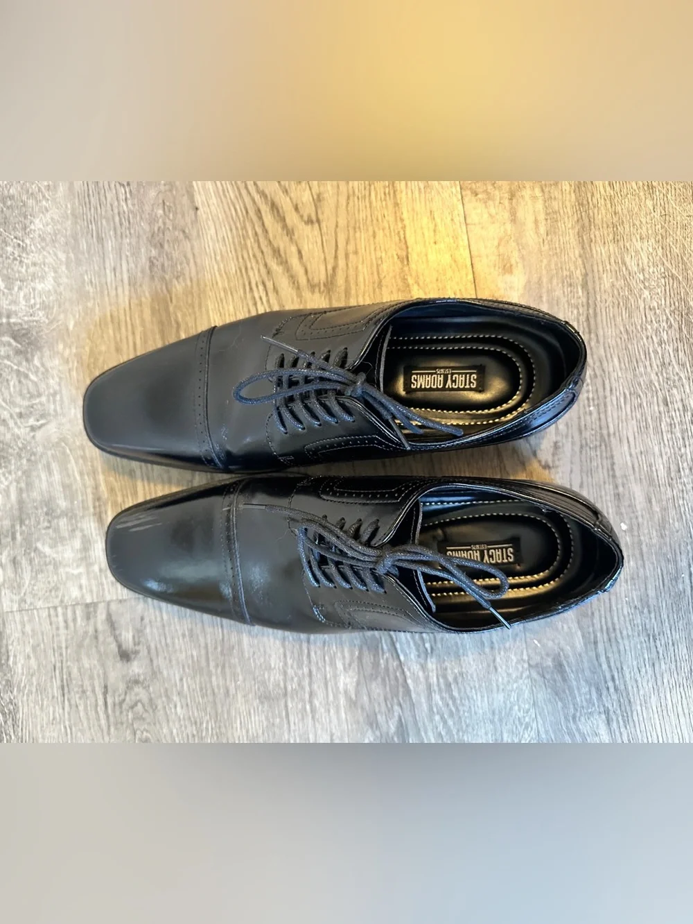 Stacy Adams polished leather